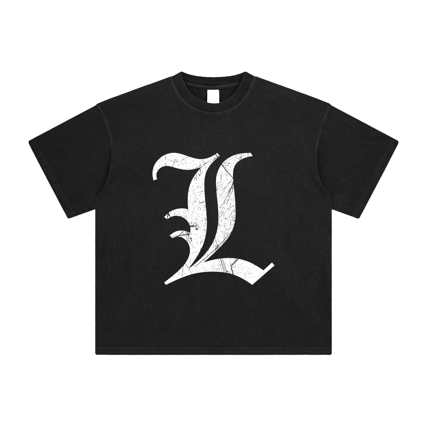 "L" Vintage Washed Oversized T-Shirt