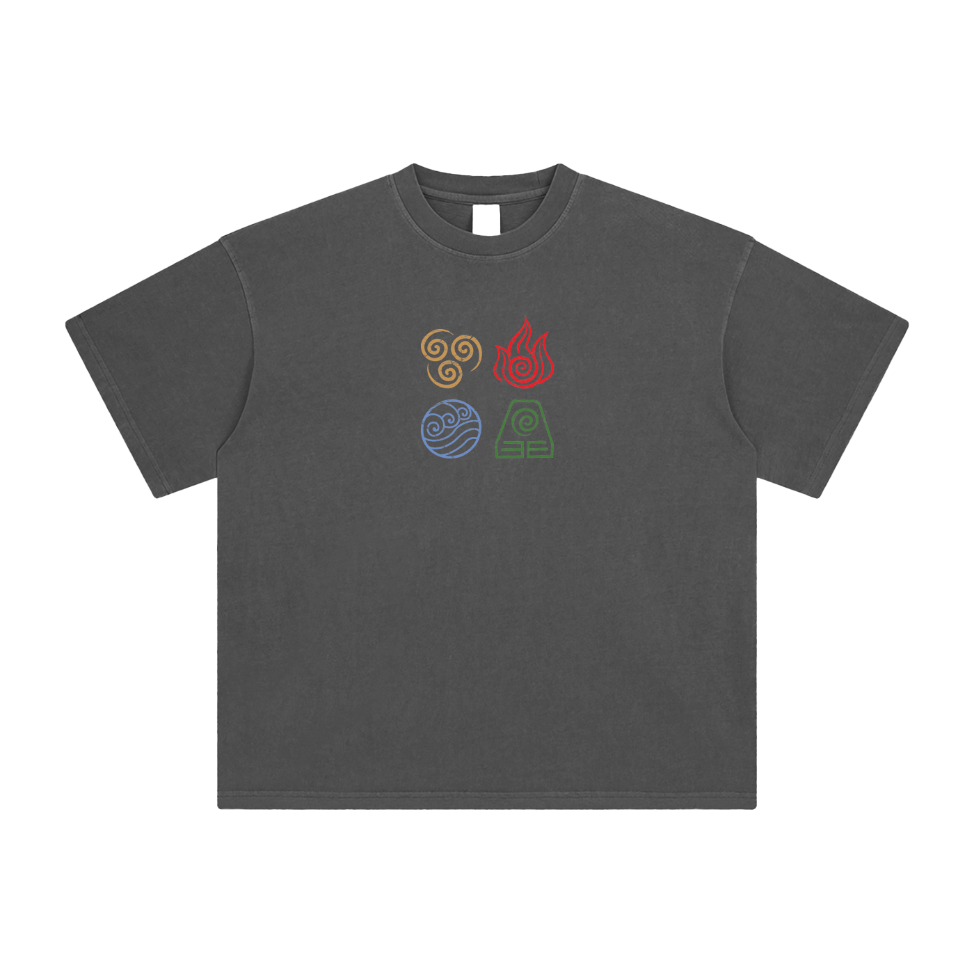 ELEMENTS Oversized Enzyme Wash T-Shirt