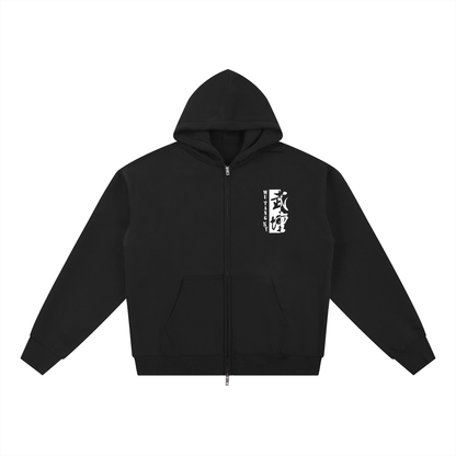 NEW YORK WU TANG - ZIP UP LOGO HOODIE