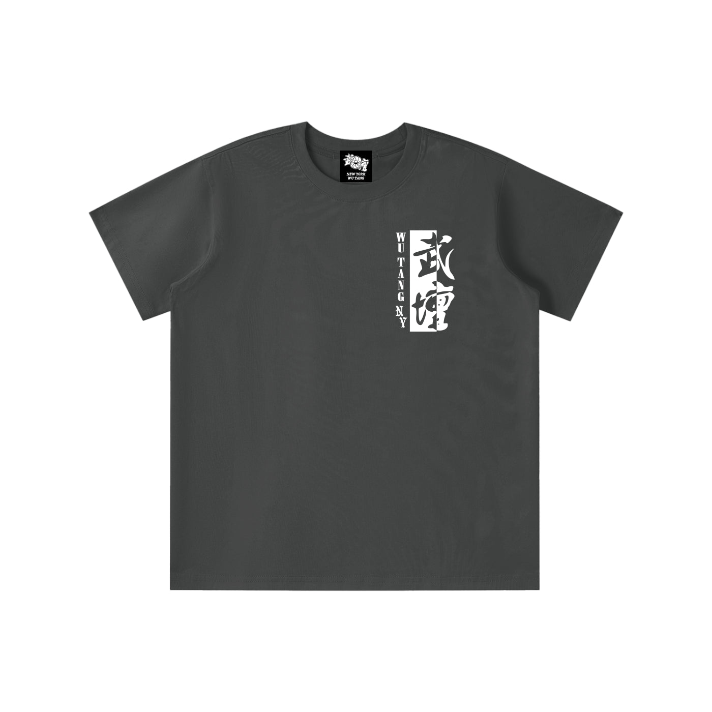 NEW YORK WU TANG - KIDS' LOGO T-SHIRT - BLACK/CHARCOAL/PURPLE - QUICK DRY COOLING