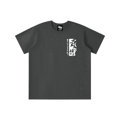 NEW YORK WU TANG - KIDS' LOGO T-SHIRT - BLACK/CHARCOAL/PURPLE - QUICK DRY COOLING