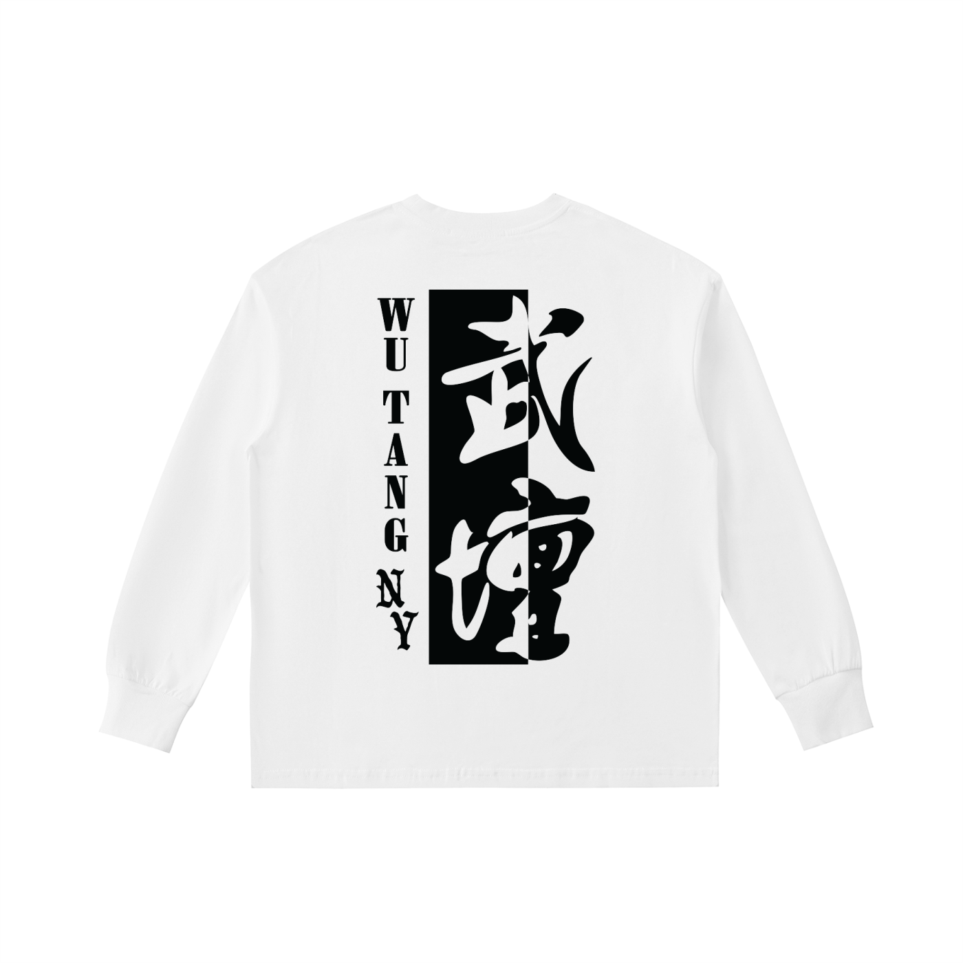 NEW YORK WU TANG - KIDS' LOGO LONG SLEEVE T-SHIRT - WHITE
