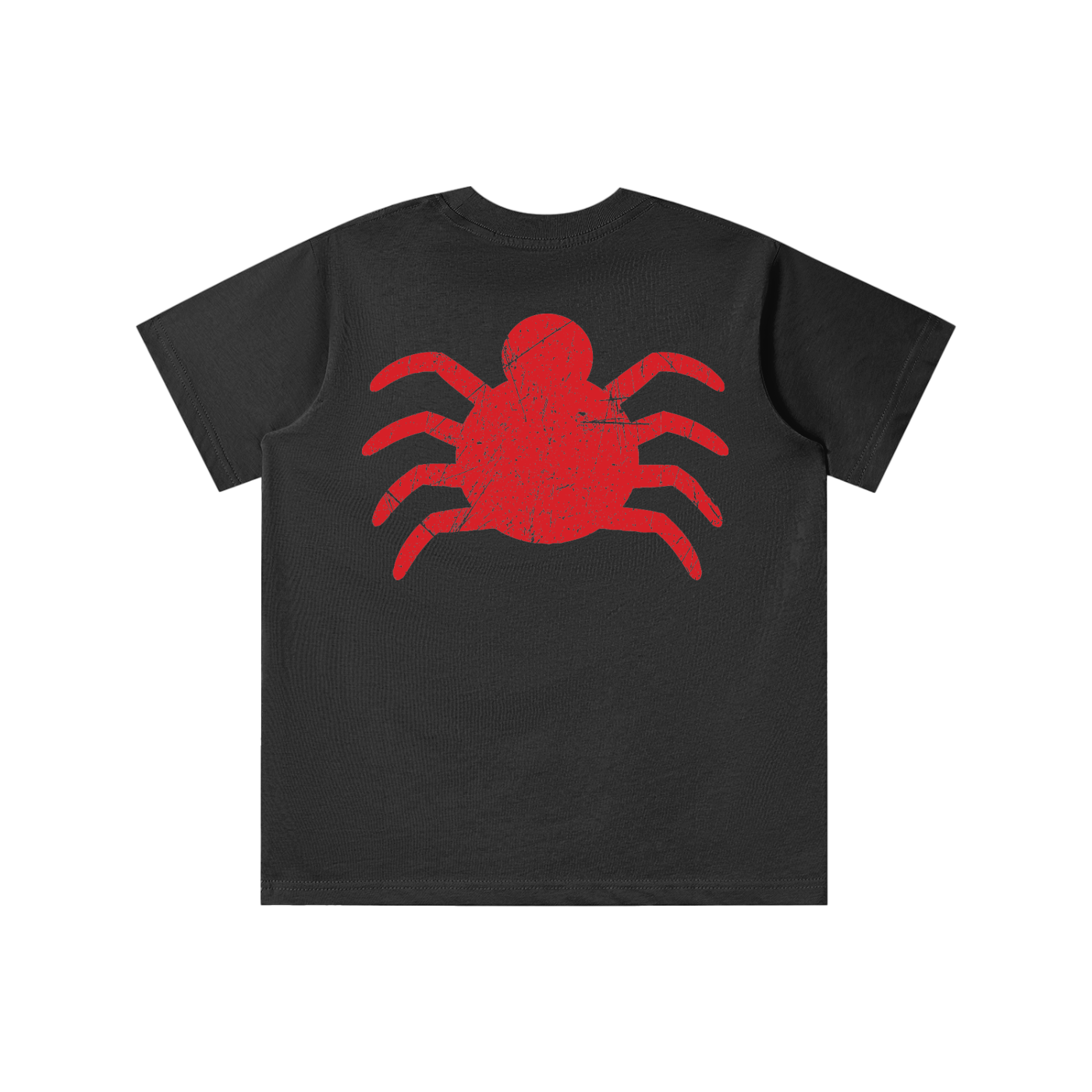 Spider Distressed Logo Kids' T-shirt