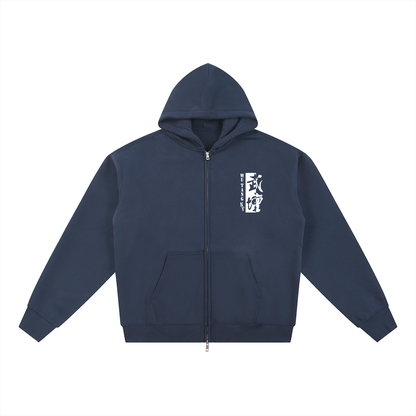 NEW YORK WU TANG - ZIP UP LOGO HOODIE