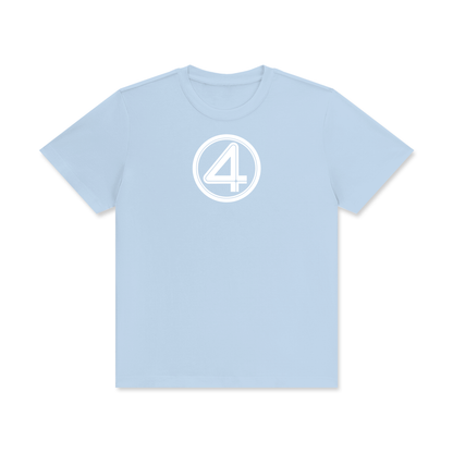 NUMBER 4 Classic Crew Neck Cotton T-Shirt