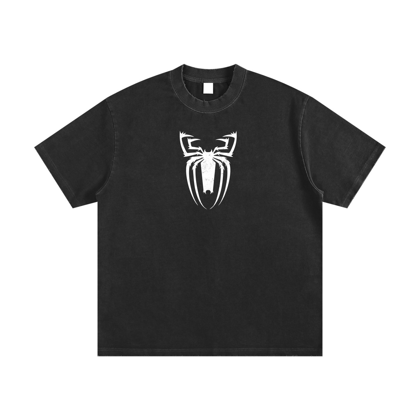 VENOMOUS SPIDERS Heavyweight Vintage Washed Frayed T-Shirt