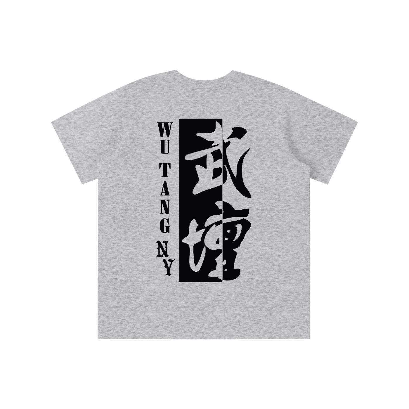 NEW YORK WU TANG - KIDS' LOGO T-SHIRT - WHITE/GRAY - QUICK DRY COOLING