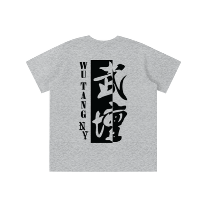 NEW YORK WU TANG - KIDS' LOGO T-SHIRT - WHITE/GRAY - QUICK DRY COOLING