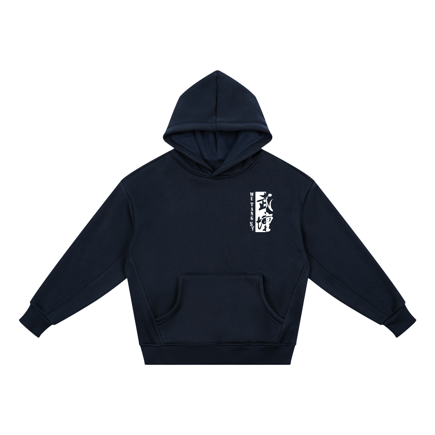 NEW YORK WU TANG - KIDS' LOGO FLEECE HOODIE - NAVY