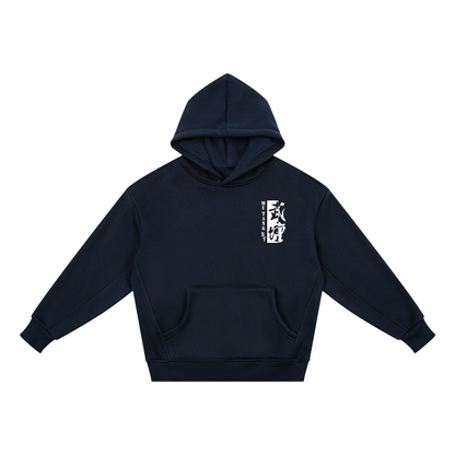 NEW YORK WU TANG - KIDS' LOGO FLEECE HOODIE - NAVY