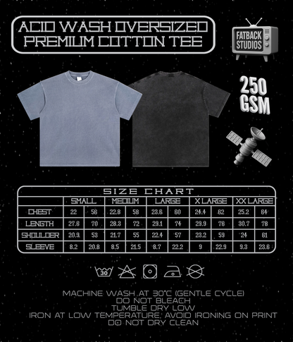 Uchiha Exile Vintage Wash Oversize T-Shirt