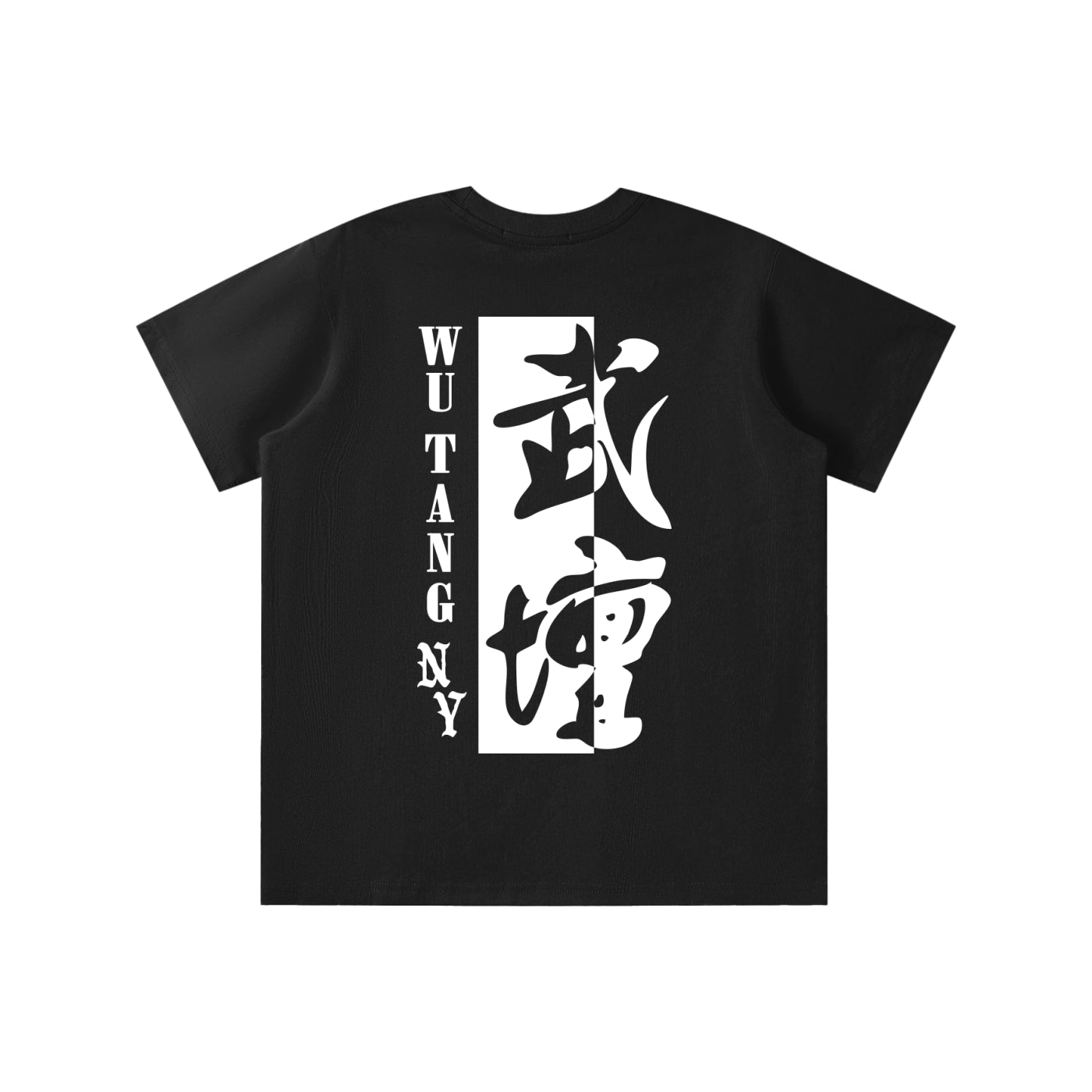NEW YORK WU TANG - KIDS' LOGO T-SHIRT - BLACK/CHARCOAL/PURPLE - QUICK DRY COOLING