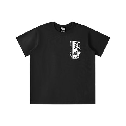 NEW YORK WU TANG - KIDS' LOGO T-SHIRT - BLACK/CHARCOAL/PURPLE - QUICK DRY COOLING