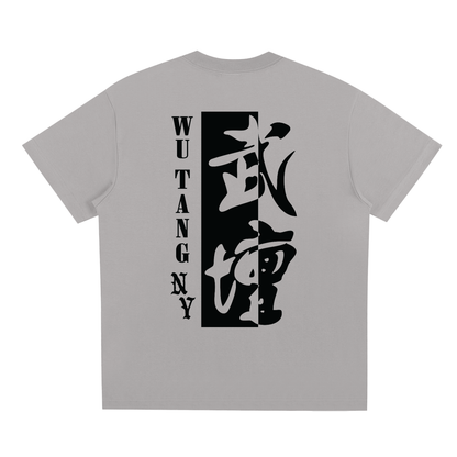NEW YORK WU TANG - LOGO T-SHIRT - WHITE/GRAY- QUICK DRY COOLING