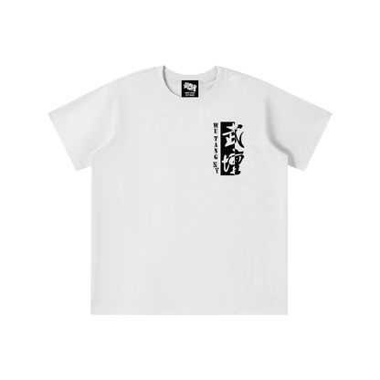NEW YORK WU TANG - KIDS' LOGO T-SHIRT - WHITE/GRAY - QUICK DRY COOLING