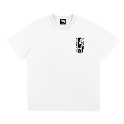 NEW YORK WU TANG - LOGO T-SHIRT - WHITE/GRAY- QUICK DRY COOLING