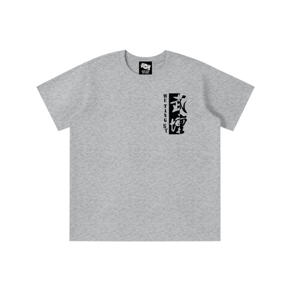 NEW YORK WU TANG - KIDS' LOGO T-SHIRT - WHITE/GRAY - QUICK DRY COOLING