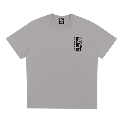 NEW YORK WU TANG - LOGO T-SHIRT - WHITE/GRAY- QUICK DRY COOLING